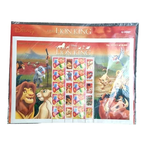 Disney The Lion King Limited Edition Stamp Sheet Australia Post - Picture 1 of 4