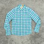 NEW Hollister Men's M Button Shirt Long Sleeve Plaid Multicolor California Plaid