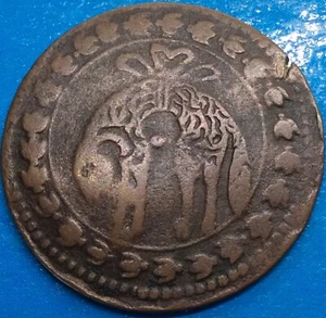 Napoli Tornese 1680 Italy Carlo II di Spain (1674-1700) 3,8g copper - Picture 1 of 8