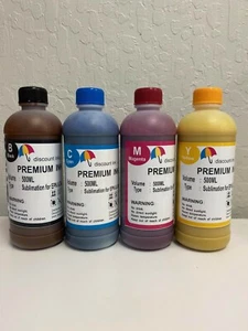 4x500ml Sublimationstinte für Canon Drucker Nachfülltinte CISS CIS - Bild 1 von 2