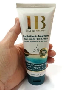 H&B 'Anti-Riss Fußcreme' LARGE - 180ml Multi-Vitamin Behandlung aus dem Toten Meer - Bild 1 von 14
