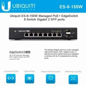 Ubiquiti UniFi 8 Port Managed Gigabit Switch 150W PoE ES-8-150W - Picture 1 of 2