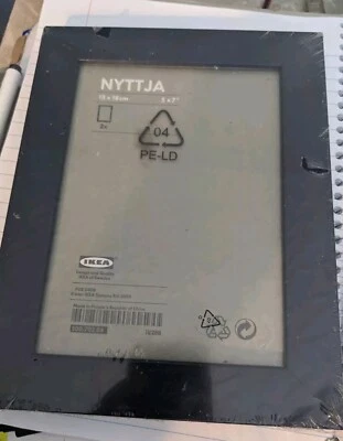  Marcos de fotos Ikea Nyttja 5x7" azul marino. 2 marcos  Foto 1 de 4