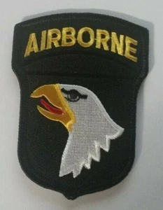 Parche aerotransportado 101 del ejército de EE. UU. 2,25 x 3,25 pulgadas - Imagen 1 de 1