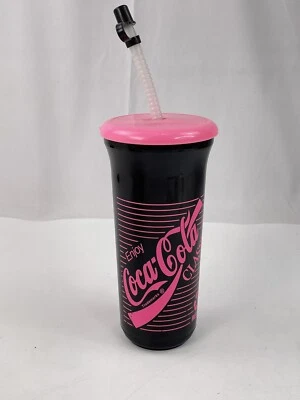 Taza Botella Coca-Cola Whirley Sport Quart 32oz RARA Negra Rosa De Colección Coca-Cola Foto 1 de 4