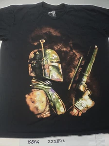 Star Wars Boba Fett Mandalorian Black T-Shirt Size XL - Picture 1 of 1