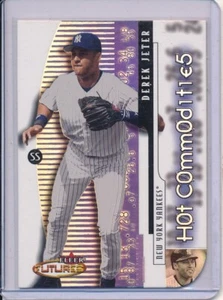 DEREK JETER 2001 FLEER FUTURES HOT COMMODITIES HC3 DIE-CUT NEW YORK YANKEES - Picture 1 of 1