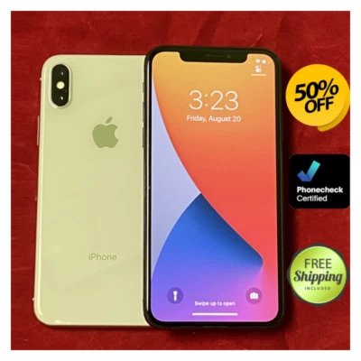 Apple iPhone X Unlocked Verizon 64/256GB At&t T-Mobile Pristine Screen 5.85" - Image 1 of 4