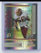 2004 Playoff Absolute Memorabilia Spectrum Lavar Arrington /100 Washington