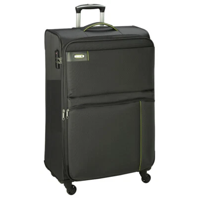 Bordgepäck Trolley klein 55 cm Leichte Stoff Rollen Koffer 35 Li Grau Bowatex - Bild 1 von 4