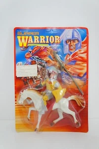 MOTU KO SUPPER WARRIOR Vintage Action Figure Medieval Knight & Horse - Picture 1 of 10