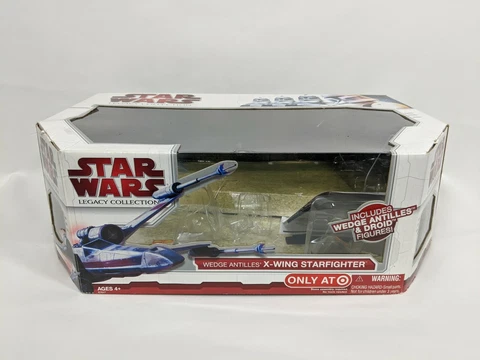 Star Wars Legacy Collection Wedge Antilles X-Wing Starfighter Empty Box 2009 Cover