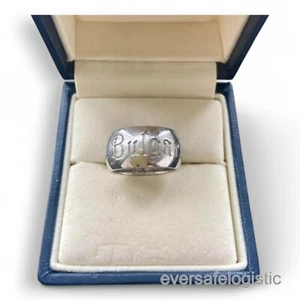 BVLGARI Save the Children Ring Sterling Silver 925 Size 48 Used No Box - Picture 1 of 6
