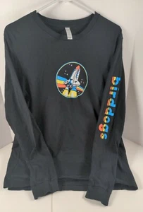 NASA t shirt Retro Logo Authentic Birddogs Gym Long Sleeve Large (20" chest) - Picture 1 of 4