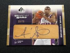 2003-04 SP Game Used SIGnificant Marks Phoenix Suns Auto Amare Stoudemire /75