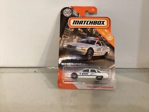 2020 Matchbox NYPD Chevy Caprice Classic Police Car White Metal Parts - Picture 1 of 1
