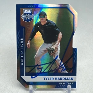 202 Elite Extra Edition Tyler Hardman Aspirazioni /64 Blu Die Cut FIRMATO Yanks - Foto 1 di 4