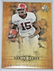 Colección de lienzo auténtica SP 2012 inserto Darius Hanks Alabama Redskins - Imagen 1 de 1