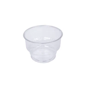 8oz CLEAR REUSABLE ICE CREAM BOWLS 9cm (D) x 5cm (H) DESSERTS SNACKS BULKBUY - Picture 1 of 1