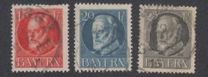 Bayern - 1914-16 - SC 100, 102-03 - gebraucht - Bild 1 von 1
