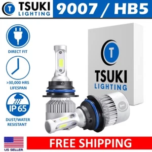 9007 LED Headlight Bulb Kit (Fits 96-17 Dodge Caravan & Chrysler Town & Country) - Picture 1 of 5