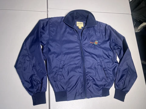 Vintage Logo 7 Jacket Men's Medium Florida Gators Windbreaker Coat Full Zipper Cover