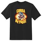 GI Joe "COBRA RETREAT" t shirt - COBRA COMMANDER TROUBLE BUBBLE ANIMATED MOVIE 