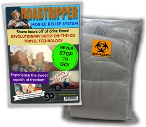 Pañal Roadtripper para adultos, sistema de alivio móvil - regalo mordaza sobre la colina - OSFM - Imagen 1 de 2