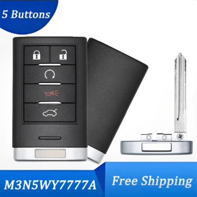 Replacement For 08-2011 Cadillac STS / 08-15 CTS Sedan 4-Door Remote Car Key Fob - Image 1 of 4