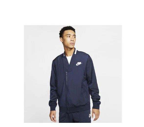 Nike NSW Sportswear Full Zip Jacket Navy Blue Cj5044-410 Mens Size Medium 2020