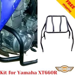 Barras de choque portadora trasera para protección de motor Yamaha XT660R XT 660 R, kit - Imagen 1 de 12