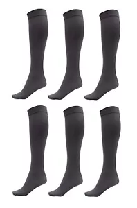 6 Pack Boot Socks for Women – Plus Size Knee High Socks - Long Socks - Womens... - Picture 1 of 7
