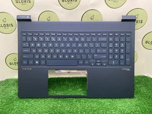 New Genuine HP Victus 16-R Laptop Palmrest US Backlit Keyboard N76911-B31 - Afbeelding 1 van 10