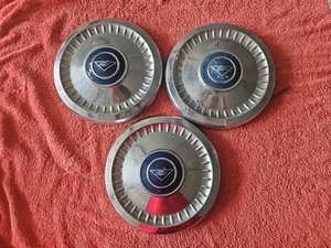1962 1963 1964 CHEVROLET CHEVY II CORVAIR Dog Dish Hub Caps Set 62 63 64 - Bild 1 von 6