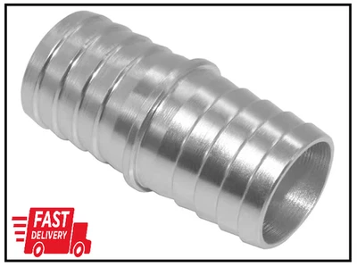 1 Inch Hose Barb Splice Coupler Repair Fitting, Aluminum Adapter Connector Radia