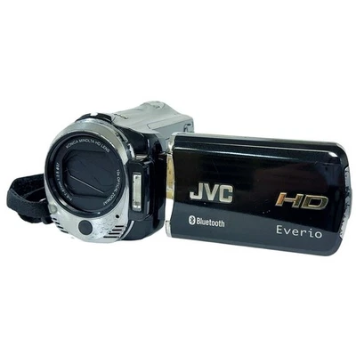 JVC Victor Everio GZ-HM570 Black Camcorder Video Camera Full HD 10x Zoom Exc - Image 1 of 4