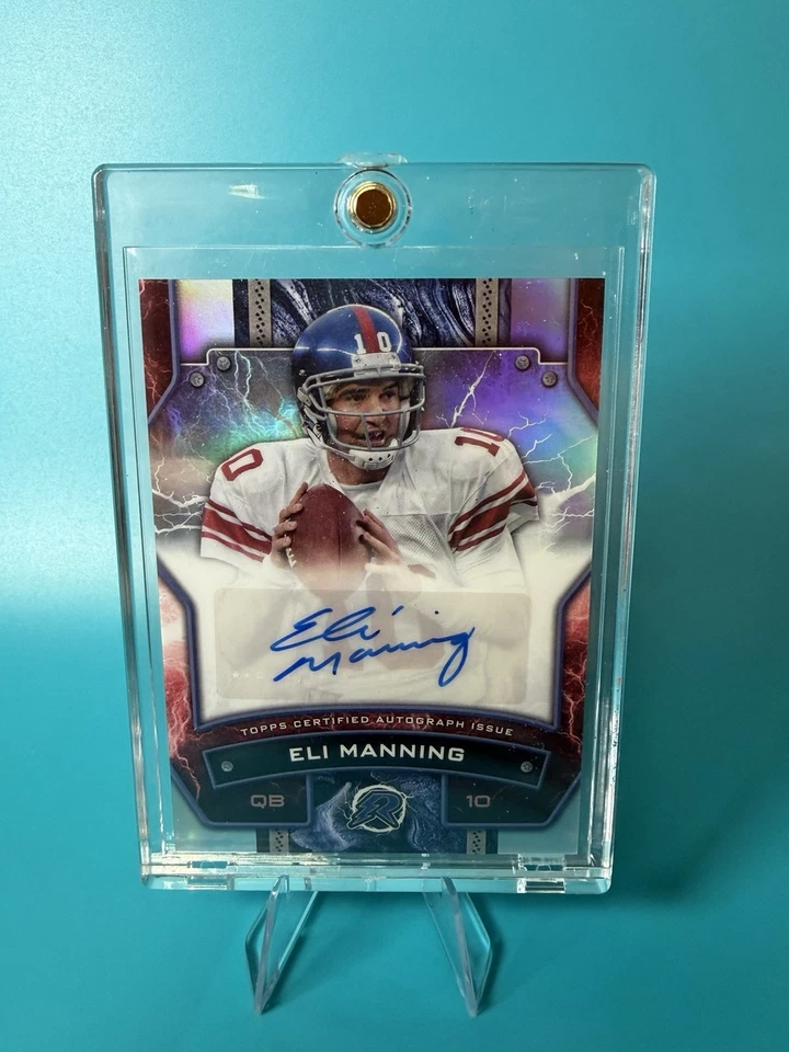 Eli Manning, 2024 Topps Resurgence Signatures - Cert Auto Issue #RS-ELI. Gigantes. Foto 1 de 4