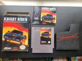 Knight Rider -  (Nintendo NES Video Game, 1989) - Complete In Box CIB Tested