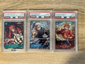 PSA 10 Luffy Law Kid Set Campeonato Promo UNA PIEZA Tarjeta Japonesa Completa - Imagen 1 de 2