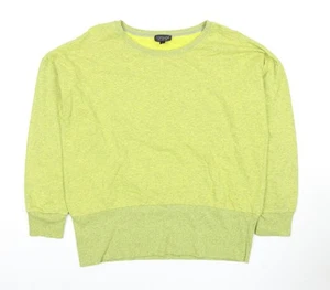 Topshop Women's Green Crew Neck Sweatshirt, Size 8 - Picture 1 of 12