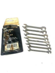 Sears Craftsman Tools USA 8 Piece Open-End 4 Way Offset Ignition Wrench Set - Bild 1 von 6