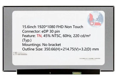 A+ 15.6 FHD LED Display Screen Panel for Lenovo ThinkBook 15 G2 ITL 20VE - Image 1 of 4