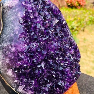 6.42LB Natural mineral amethyst ornament quartz crystal healing - Picture 1 of 15