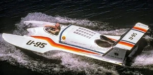 1/8 Scale U-95 Hydroplane Model Boat Ship Plans,Templates, Instrucions 42" - Picture 1 of 2