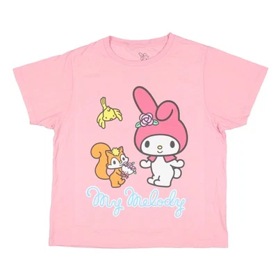 Hello Kitty Women's My Melody Cropped Adult Junior's Short Sleeve T-Shirt (L) - Image 1 of 3