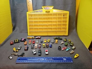 Micro Machines gelbes Gehäuse Display & 40 Fahrzeuge 1989 GALOOB - Bild 1 von 24