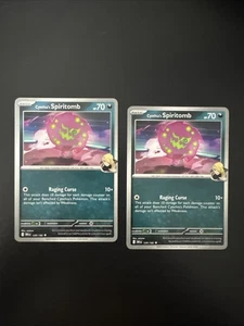 2x Cynthia's Spiritomb 129/182 x2 - Uncommon Pokemon SV10 Destined Rivals M/NM - Bild 1 von 1