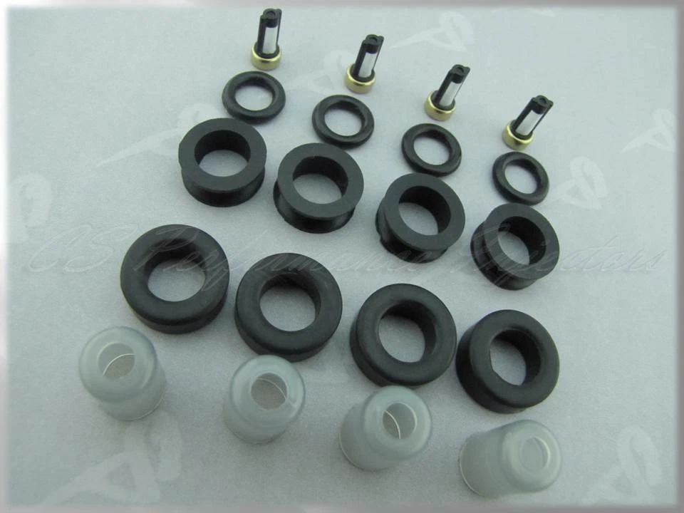 Fuel Injector Service Repair Kit Orings Filters Pintle Caps for Suzuki 92-98 - Image 1 of 1