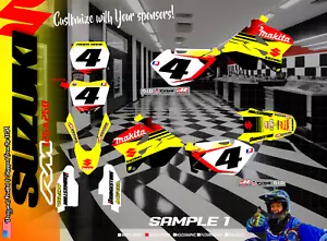 Suzuki RM125 RM250 RM 125 RM250 Full Custom Graphic Kit - Picture 1 of 15