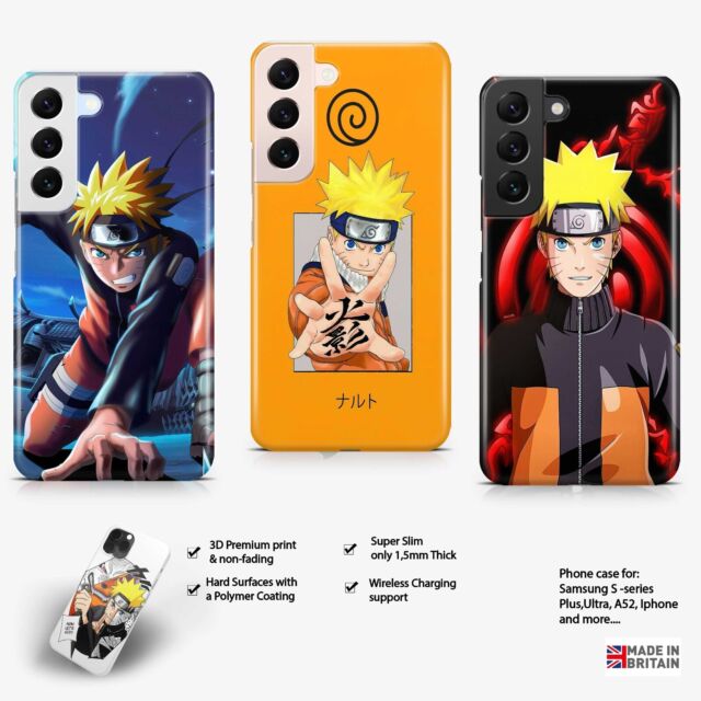 Capa para iPhone 8 7, desenho animado anime japonês Naruto Dor